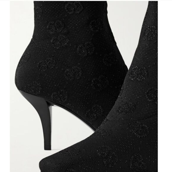 Gucci Black Heeled Boots with  Accents - Picture 8 of 15